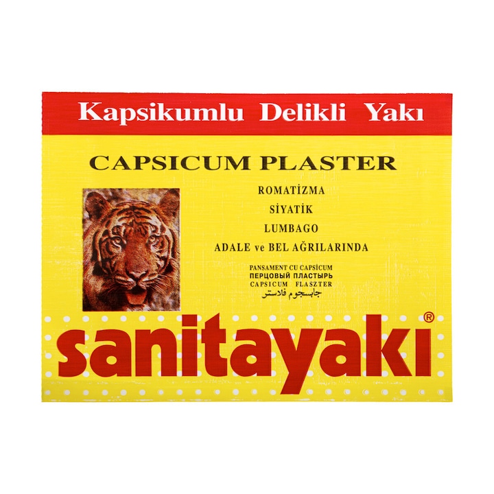 Plasturi Antireumatici Sanitayaki 12 x 17 cm