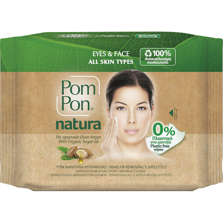 Pom Pon servetele demachiante Natura x 20 bucati