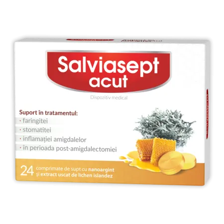 Zdrovit Salviasept Acut X 24 Cpr