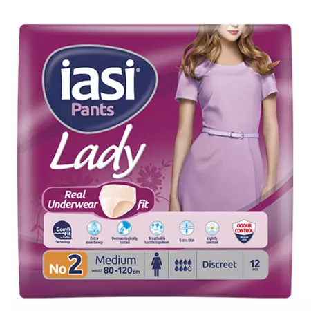 Iasi scutece adulti Lady nr.2 Medium x 12 bucati