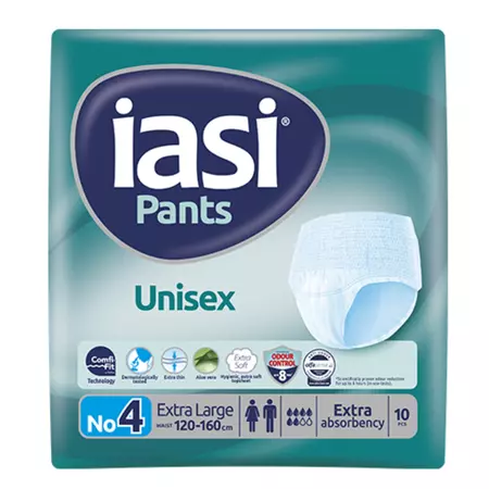 Iasi scutece adulti Unisex nr.4 XL x 10 bucati Iasi scutece adulti Unisex nr.4 XL x 10 bucati