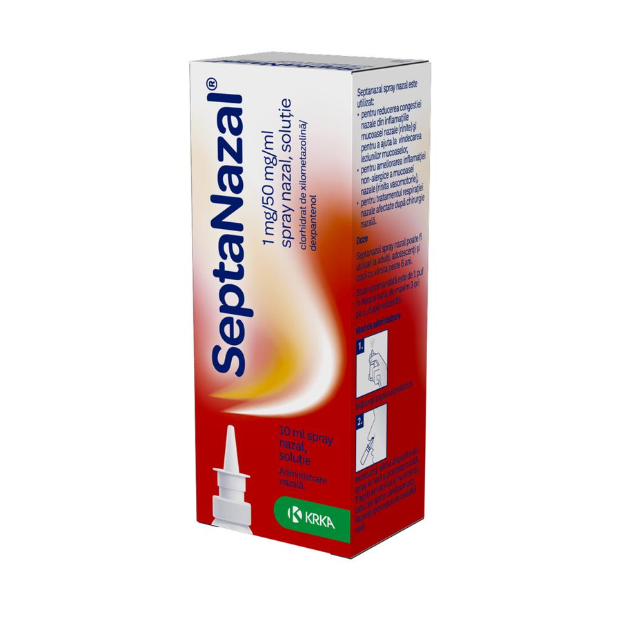 Septanazal Adulti 1Mg/50Mg Spray Nazal X 10Ml