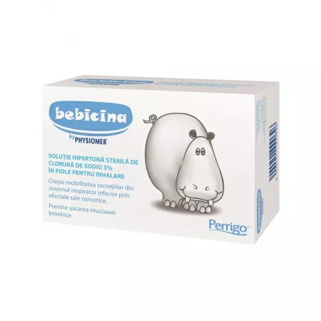 Bebicina Ser Fiziologic Hipertonic 3% x 24 doze Bebicina Ser Fiziologic Hipertonic 3% x 24 doze