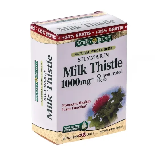 Nb Silimarina Milk Thistle 1000 Mg X 40 Cps Gelat