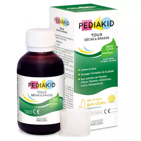 Pediakid Sirop Tuse Seaca si Productiva X 125 Ml