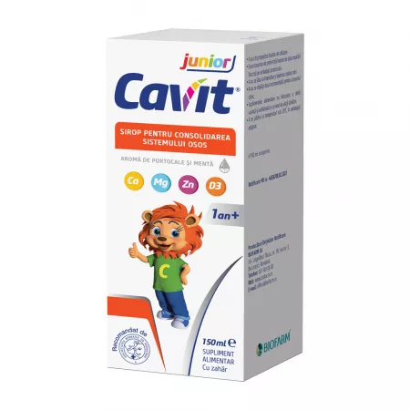 Cavit Jr. Sirop Port. si Menta  x 150 ml