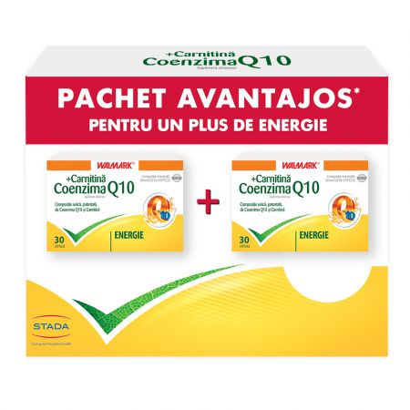 Walmark Coenzima Q10 + Carnitina pachet 30+30 comprimate
