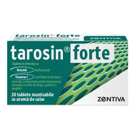 Tarosin forte x 20 tablete masticabile 