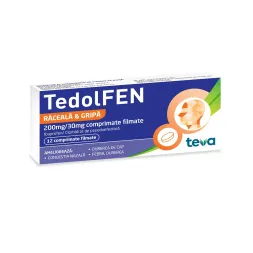 Tedolfen 200/30Mg x 12 comprimate filmate Tedolfen 200/30Mg x 12 comprimate filmate