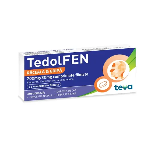 Tedolfen 200/30Mg X 12Cp Film