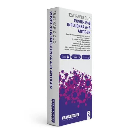 Test Covid-19 Si Influenza  A+ B Combi Select Test Quick X 1