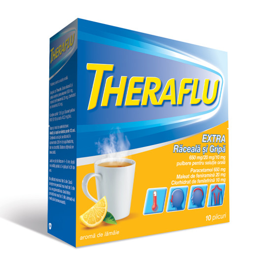Theraflu Extra Raceala & Gripa X 10Pl