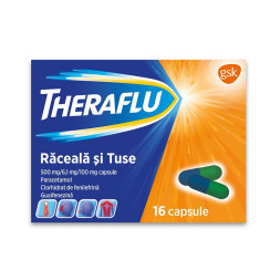 Theraflu Raceala Si Tuse X 16Cps Theraflu Raceala Si Tuse X 16Cps