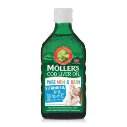 Moller's Cod Liver Oil Omega 3 Mom+Baby x 250ml