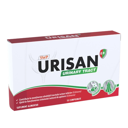 Sun Wave Urisan Urinary Tract x 10 comprimate