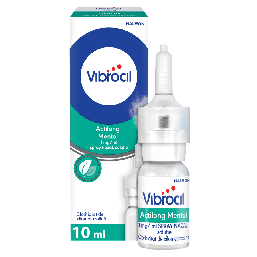 Vibrocil Actilong Mentol 1Mg/Ml Spray Nazal X 10 Ml