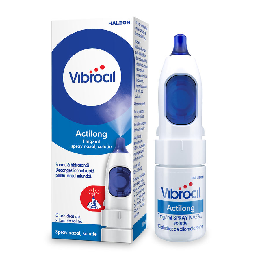 Vibrocil Actilong 1Mg/Ml Spray Nazal X 10Ml