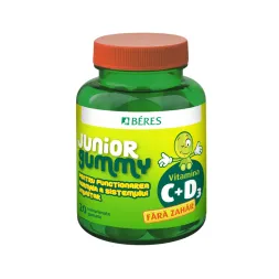 Beres Vitamina C + D3 junior gummy x 2O comprimate gumate