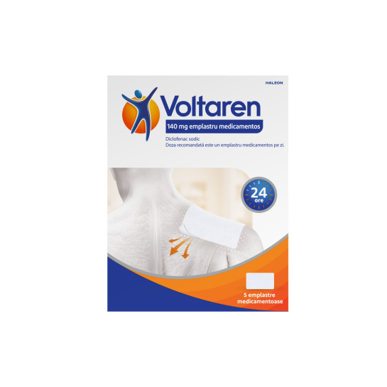 Voltaren 140Mg Emplastru Medicamentos X 5 Plasturi
