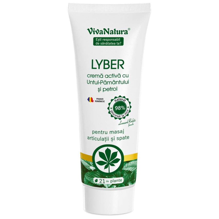Lyber Crema Activa Untul Pamantului Petrol x 250 ml