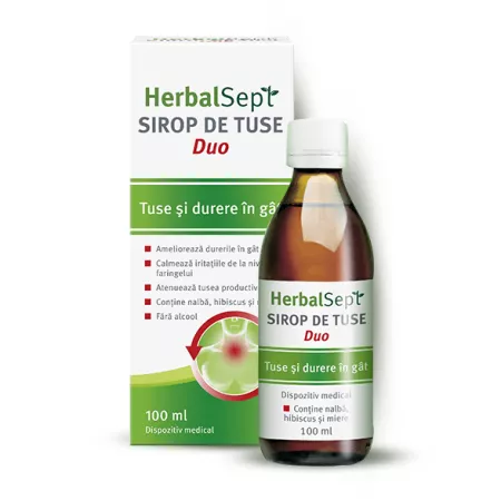 Zdrovit Herbalsept Duo Sirop x 100 ml