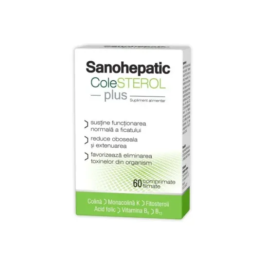 Zdrovit Sanohepatic Colesterol Plus 60 Cpr